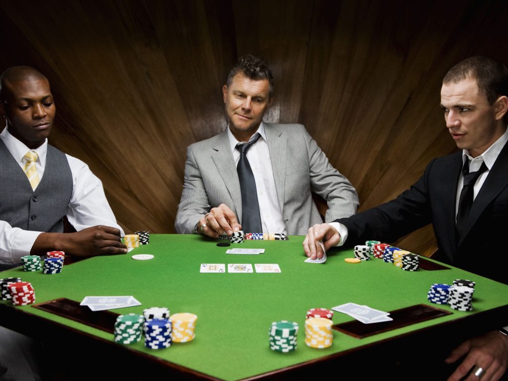 the poker room